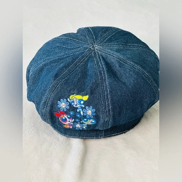 Vintage Cartoon Network Power Puff Girls Denim Hat - Picture 5 of 8